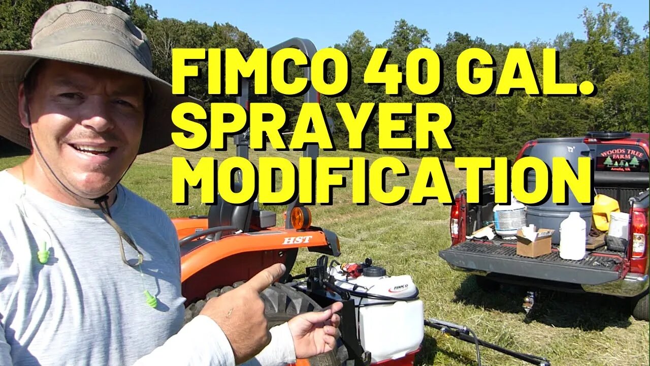 #174 Modify FIMCO 40gal. Sprayer For Christmas Trees