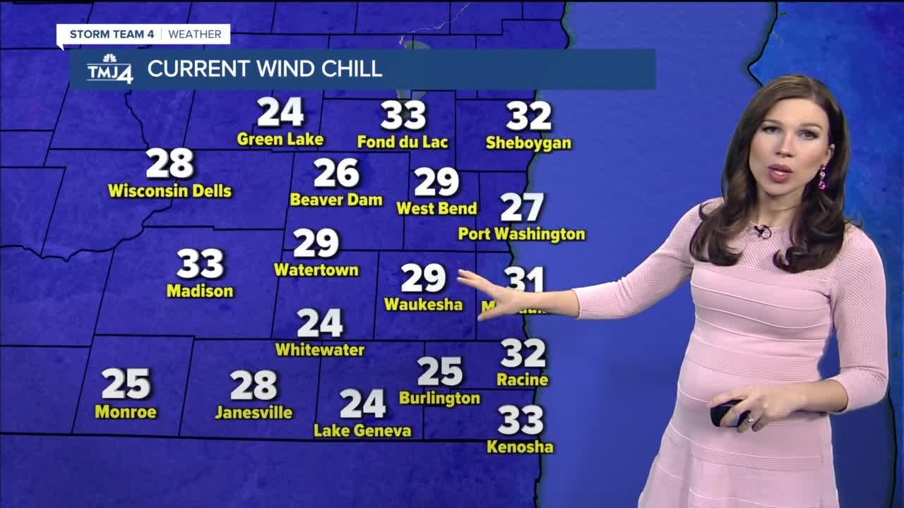 Sunny and relatively warm on Monday