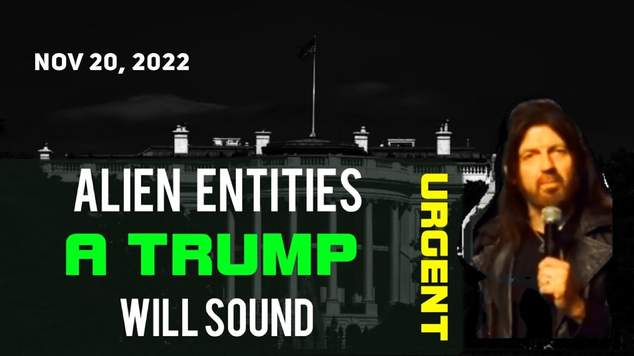 ROBIN BULLOCK PROPHETIC WORD🚨[A TRUMP WILL SOUND] URGENT ALIEN ENTITIES PROPHECY NOV 20, 2022