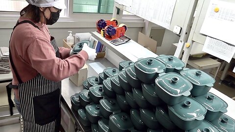 Amazing Process of Making Kitchenware with Silicone. Korea Cookware Factory