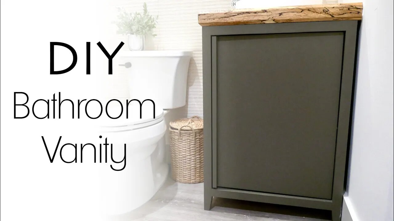 Building a Bathroom Vanity {DIY Plans}