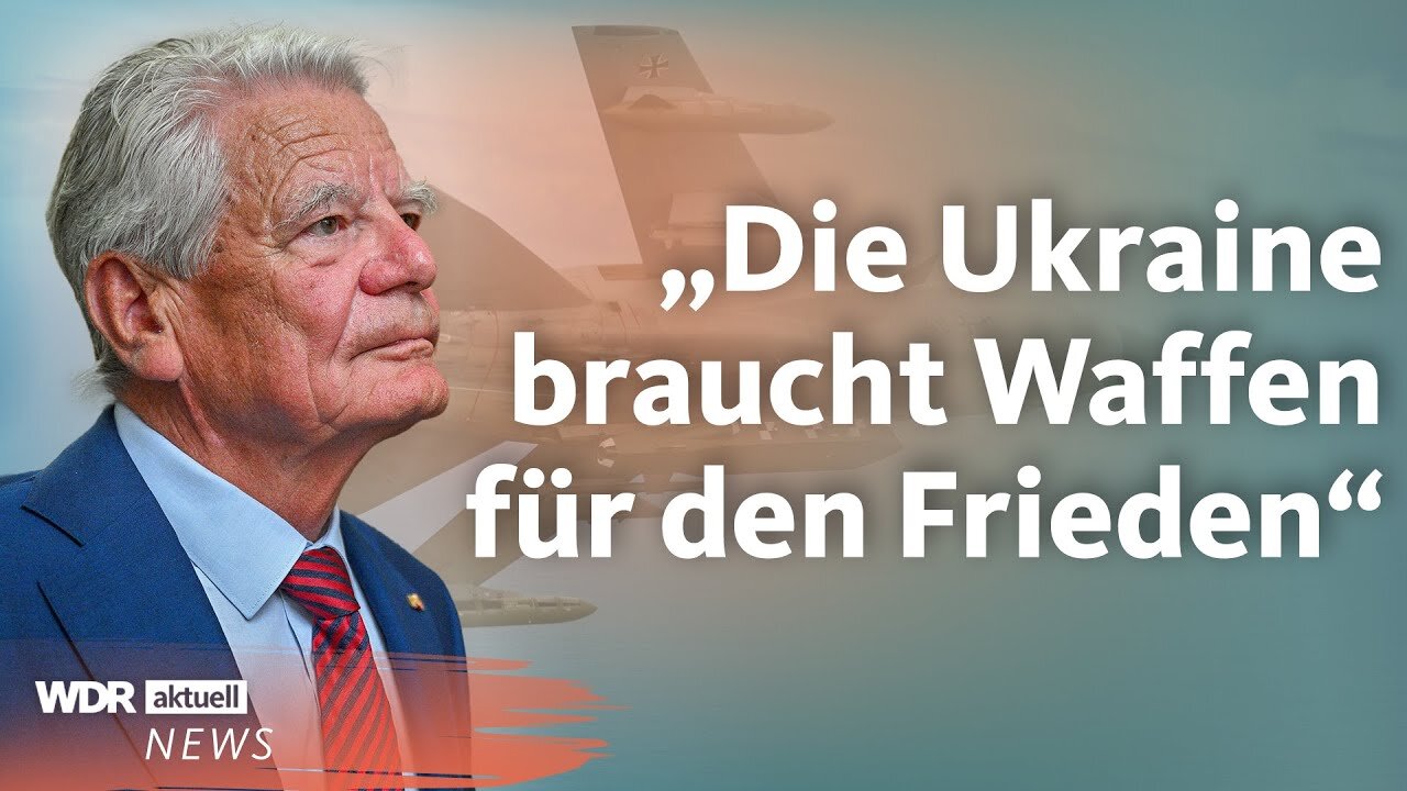 Waffenlieferungen an die Ukraine: Joachim Gauck fordert Entschlossenheit | WDR Aktuelle Stunde