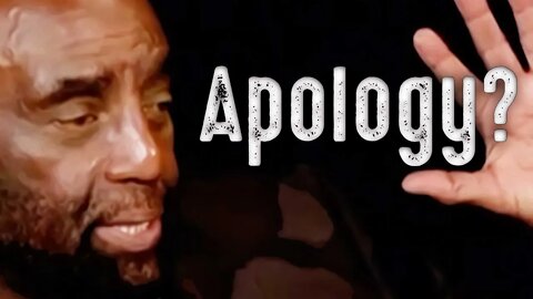 Apologies Are from the World; Forgiveness Is from God. (Church 9/20/20 Clip)