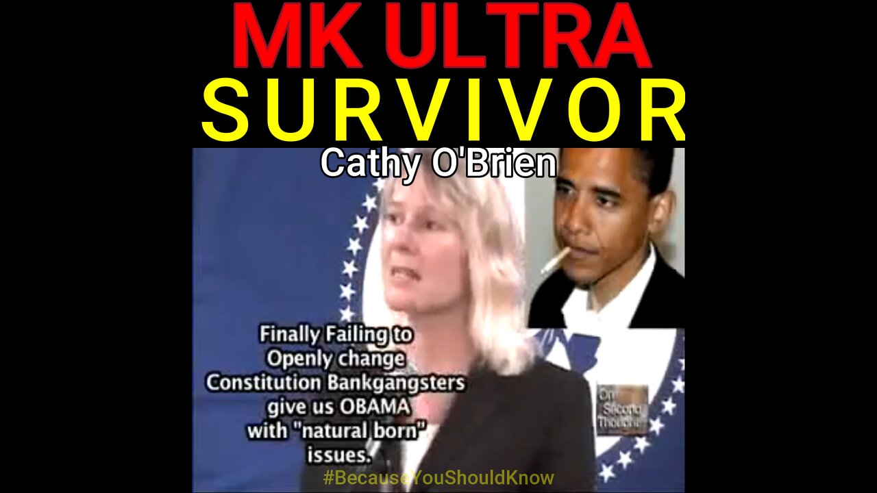 MK ULTRA SURVIVOR - CATHY O'BRIEN