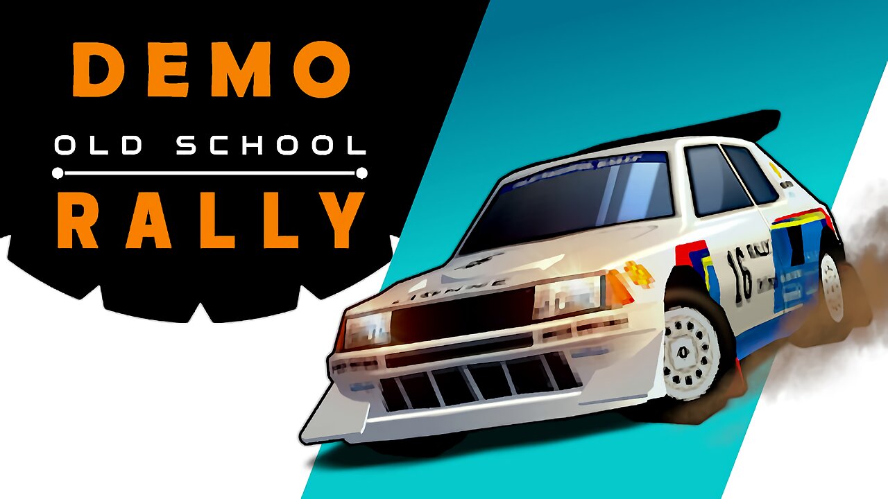 Old School Rally Demo 4k Gameplay (PC)