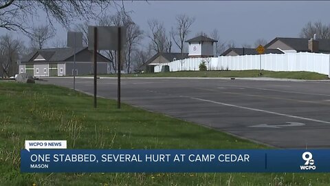 One stabbed, several others hurt at Camp Cedar
