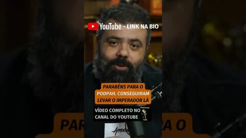 IGOR 3K DANDO OS PARABÉNS A IGÃO E MÍTICO DO PODPAH (vídeo completo no canal) #shorts