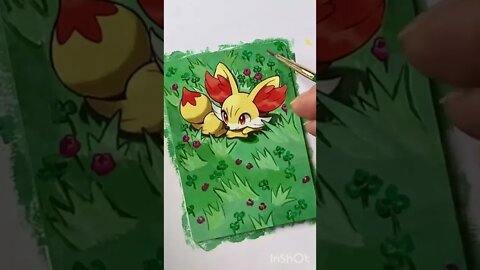 Pintando carta pokemon PT: 19