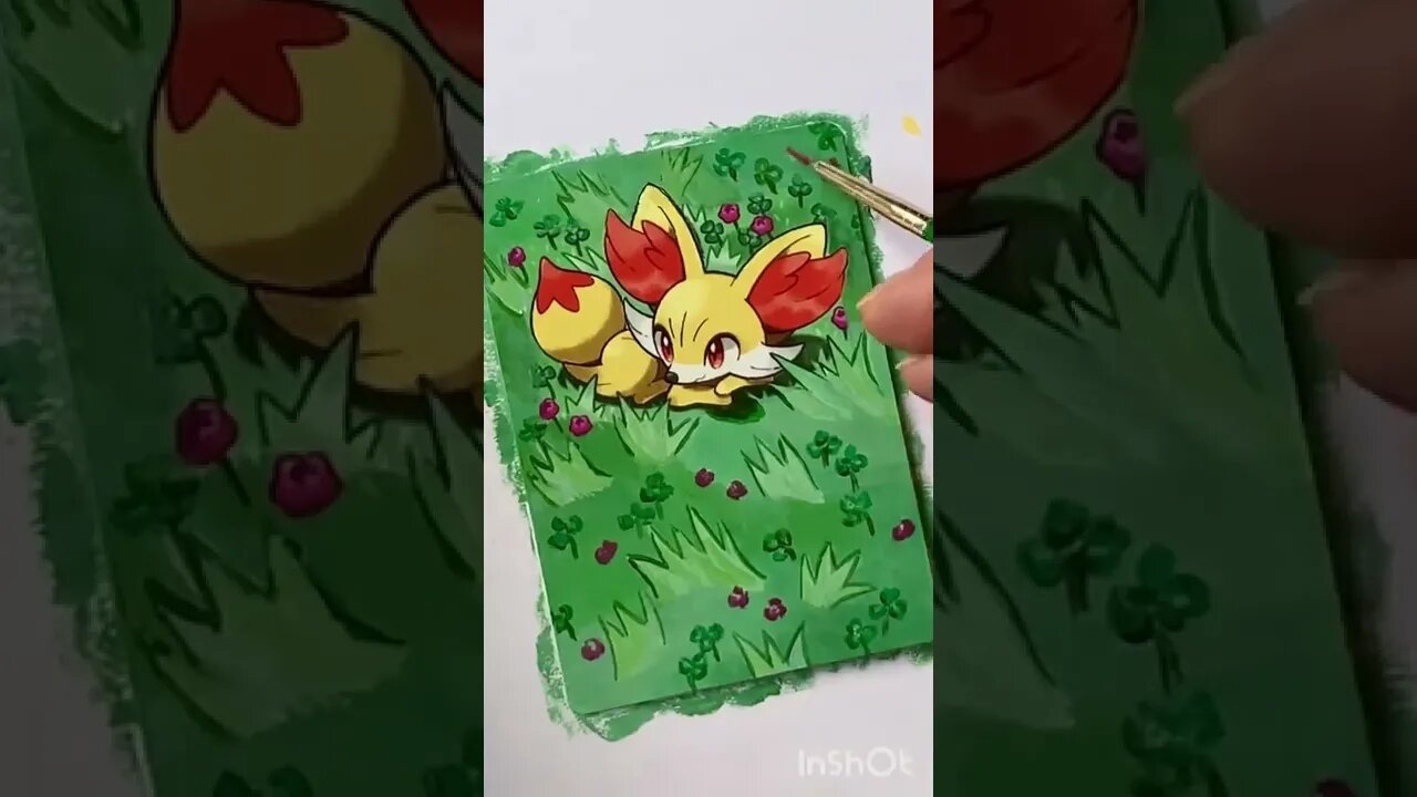 Pintando carta pokemon PT: 19