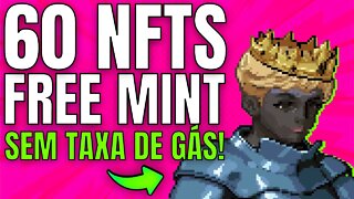 🚨 URGENTE - 60 NFTS GRÁTIS FREE MINT SEM PAGAR TAXA DE GÁS & PRIMEIRA VENDA NA PLATAFORMA ONEOF