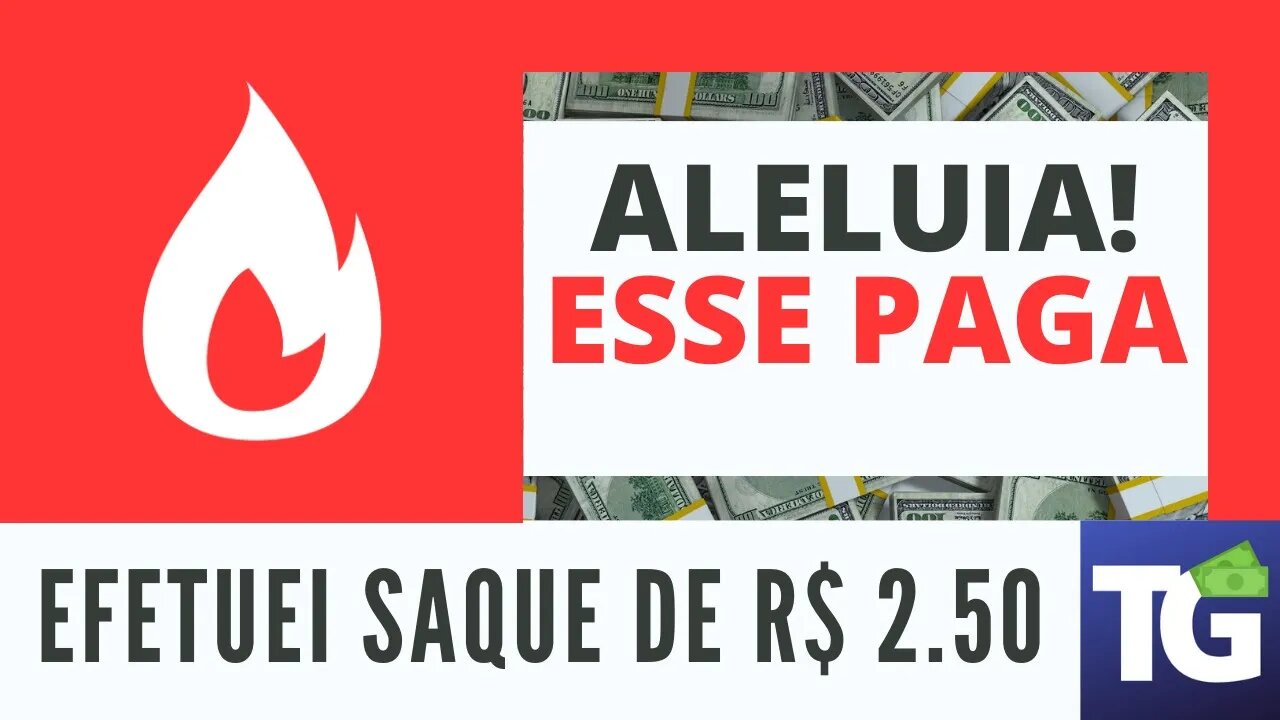 PAGOU!!! RECEBI DO APP FLAME VIA PAYPAL NO MESMO DIA (APP)