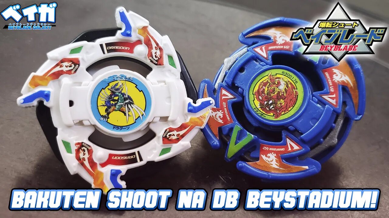 DRAGOON V2 vs DRANZER V2 na arena DYNAMITE BATTLE - Beyblade ベイブレード