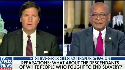 Civil rights activist slams slavery reparations on Tucker Carlson show