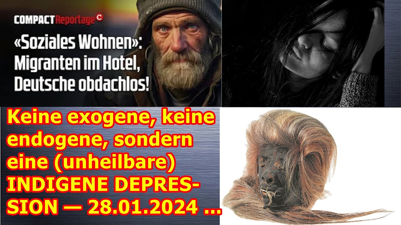 Keine exogene, keine endogene, sondern eine (unheilbare) INDIGENE DEPRESSION — 28.01.2024 ...