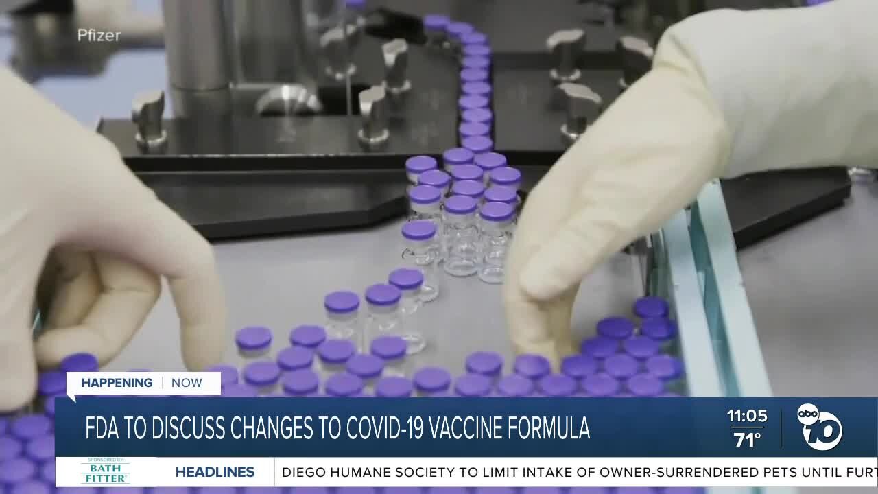 FDA considers possible changes to COVID-19 vaccine formula
