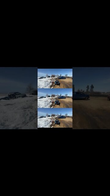 pulling el cappo out of snow bank #shorts