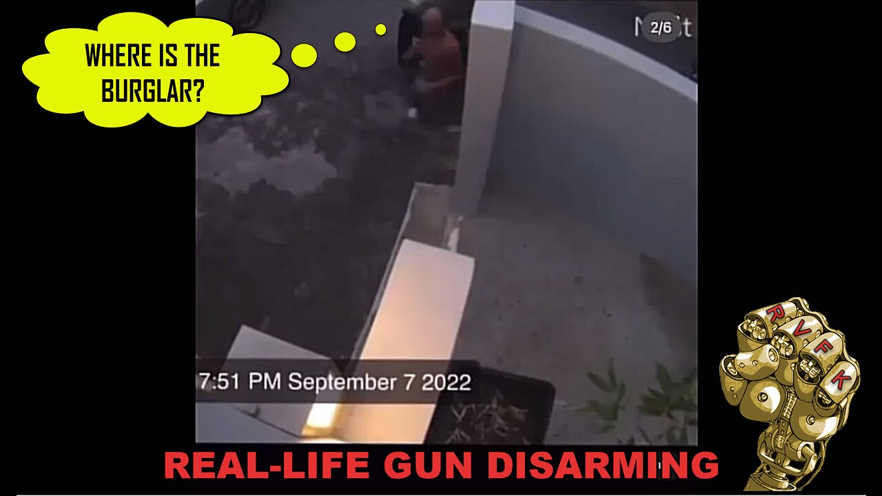 Burglar disarming a gun from home owner | RVFK self-protection