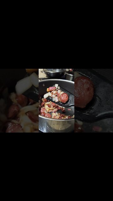 One Pot Wonder recipe with Kielbasa and vegetables