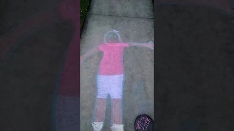 Artwork on Sidewalk | TBrown0065 #shorts