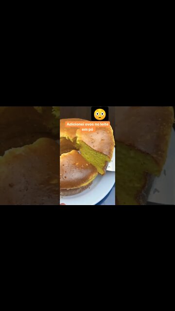 BOLO DE LEITE EM PÓ 😳 | Receitas #Shorts
