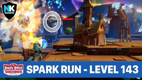 Angry Birds Transformers - Spark Run Series - Level 143 - Featuring Moonracer