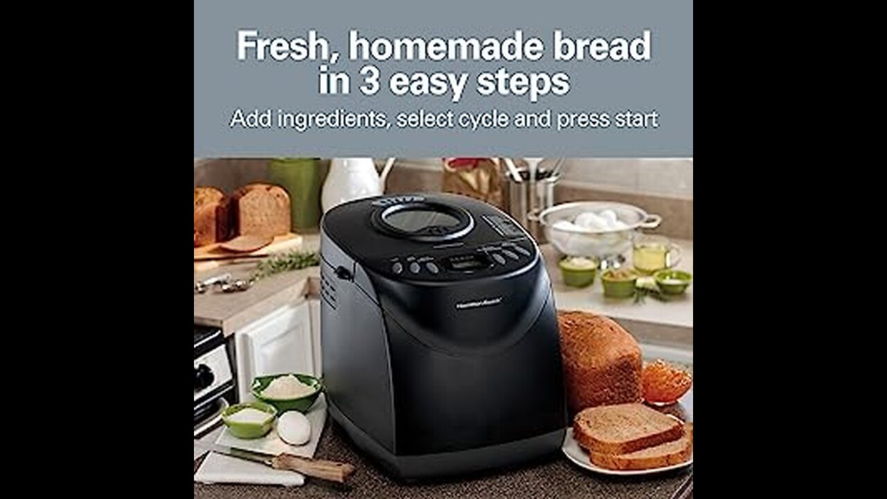 Hamilton Beach Bread Maker Review and Demo | New Bread Maker | Home Appliances