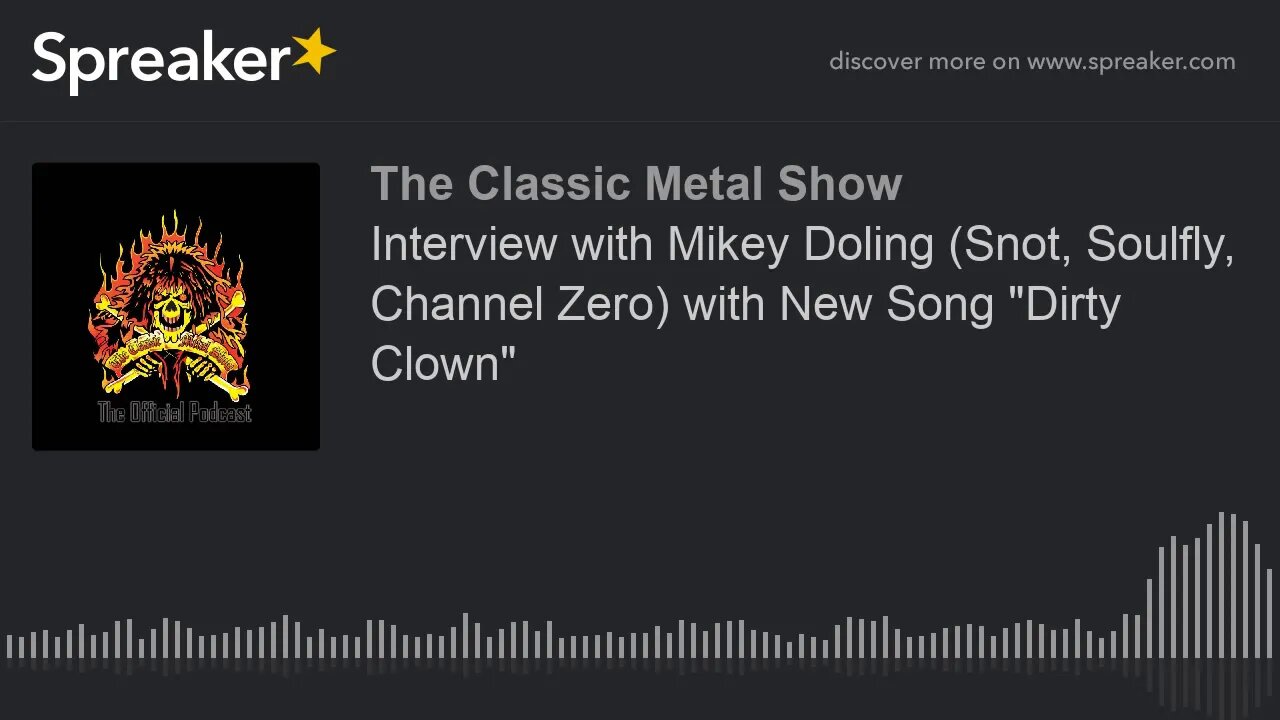 Interview with Mikey Doling (Snot, Soulfly, Channel Zero) with New Song "Dirty Clown"