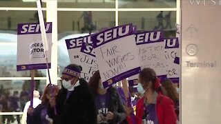 Union members to return to work at Denver Int'l Airport Saturday after strike; negotiations continue