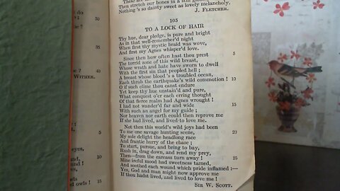 To A Lock of Hair - Sir W. Scott