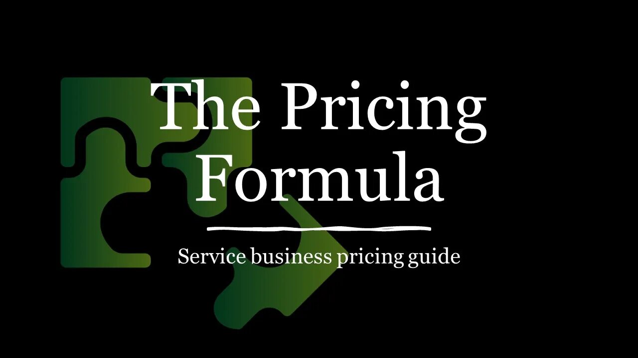 Morning Meeting: Service Business Pricing