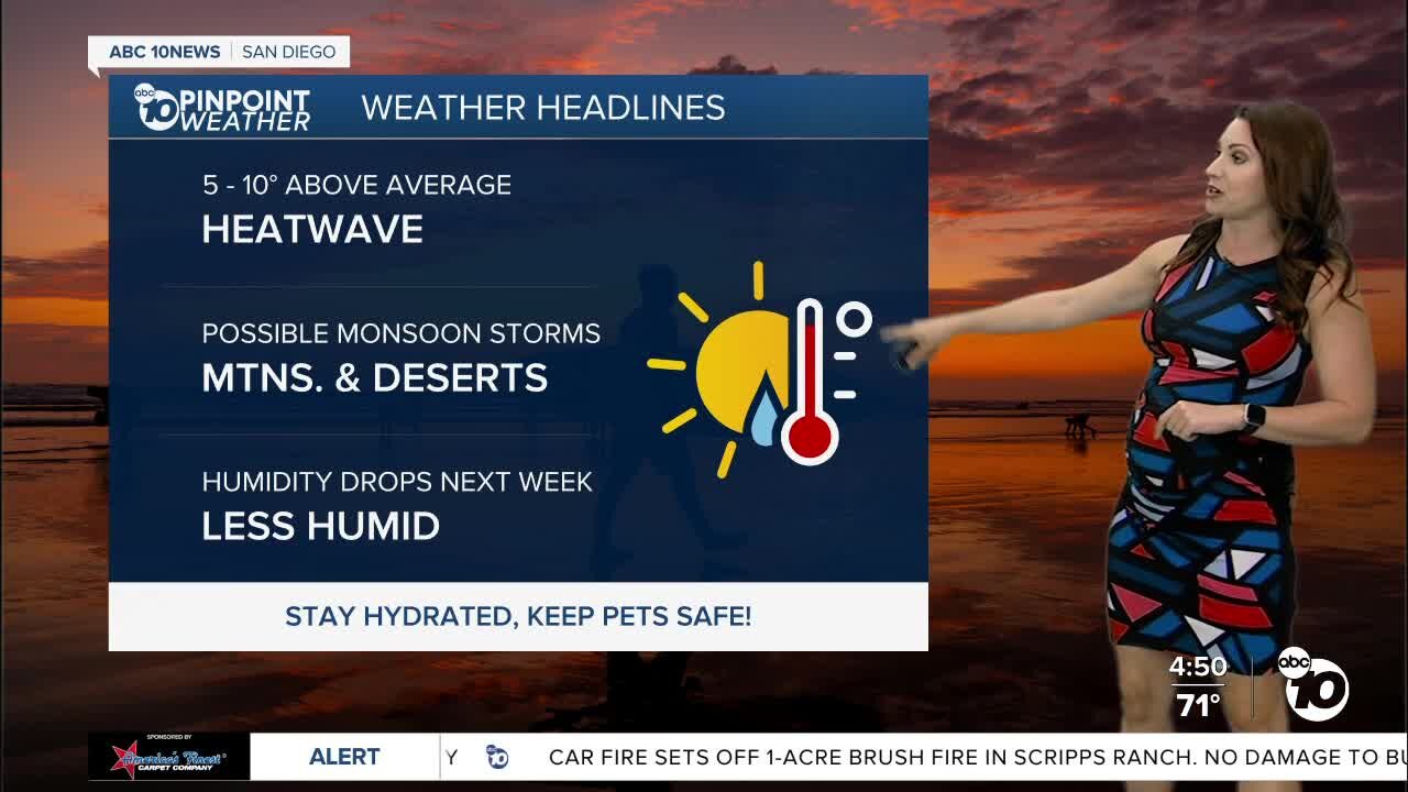 ABC 10News Pinpoint Weather with Meteorologist Megan Parry