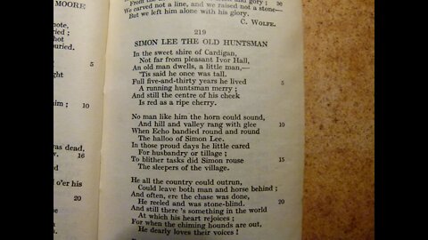 Simon Lee The Old Huntsman - W. Wordsworth