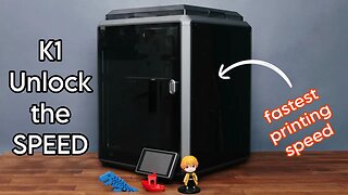 Creality K1 | Fast and Budget 3D Printer - Unlock The Speed