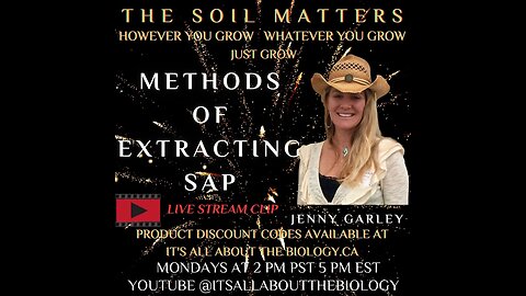 Methods Of Extracting Sap