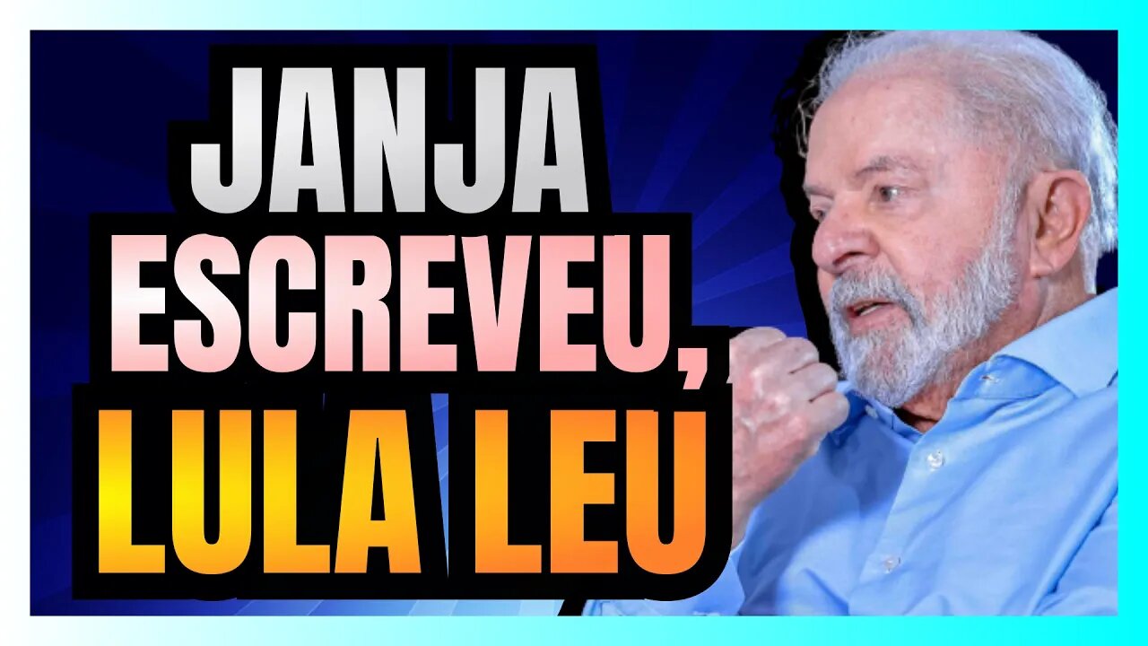 LULA faz PRONUNCIAMENTO sobre ISRAEL e precisa ler COLINHA feita pela JANJA