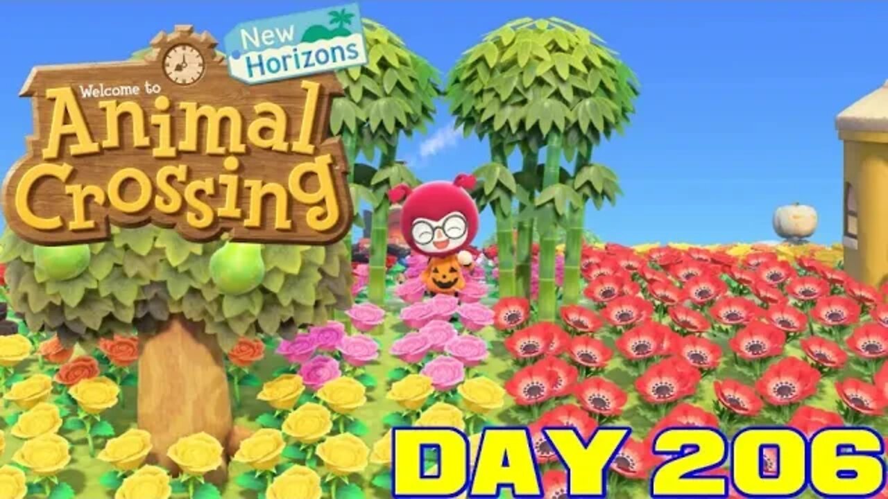 Animal Crossing: New Horizons Day 206 - Nintendo Switch Gameplay 😎Benjamillion