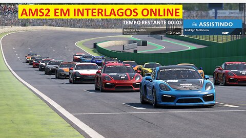 GINETTA no AMS2 ONLINE em Interlagos. Corrida animal, disputas insanas. #automobilista2 #brleague