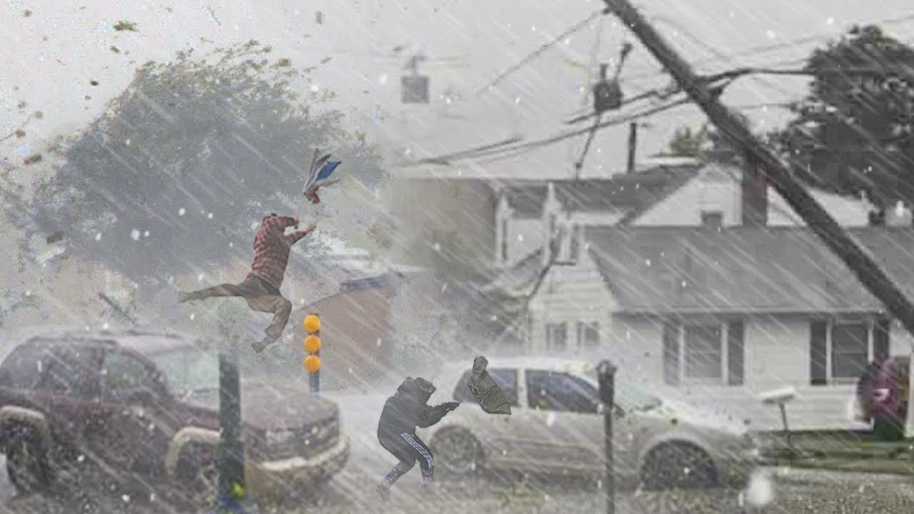 STORM DESTROYS EUROPE! HEAVY HAIL STORM IN FRANCE,GERMANY AND SPAIN (JUN. 21, 2022)