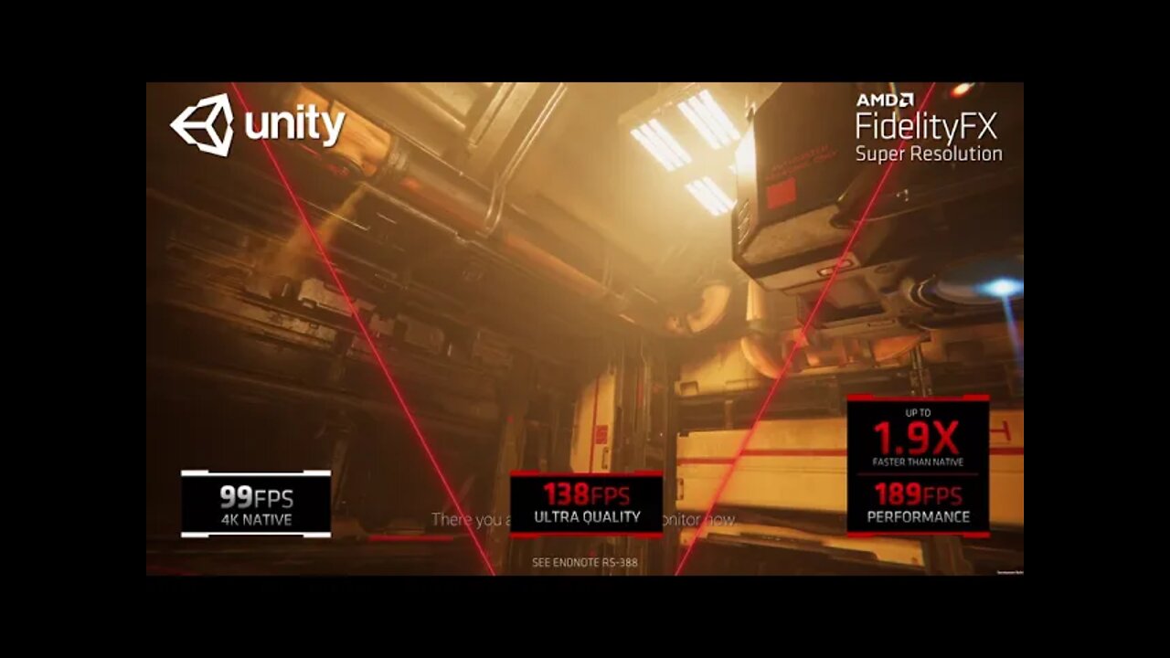 AMD FidelityFX Super Resolution Unity HDRP FSR Performance Demo