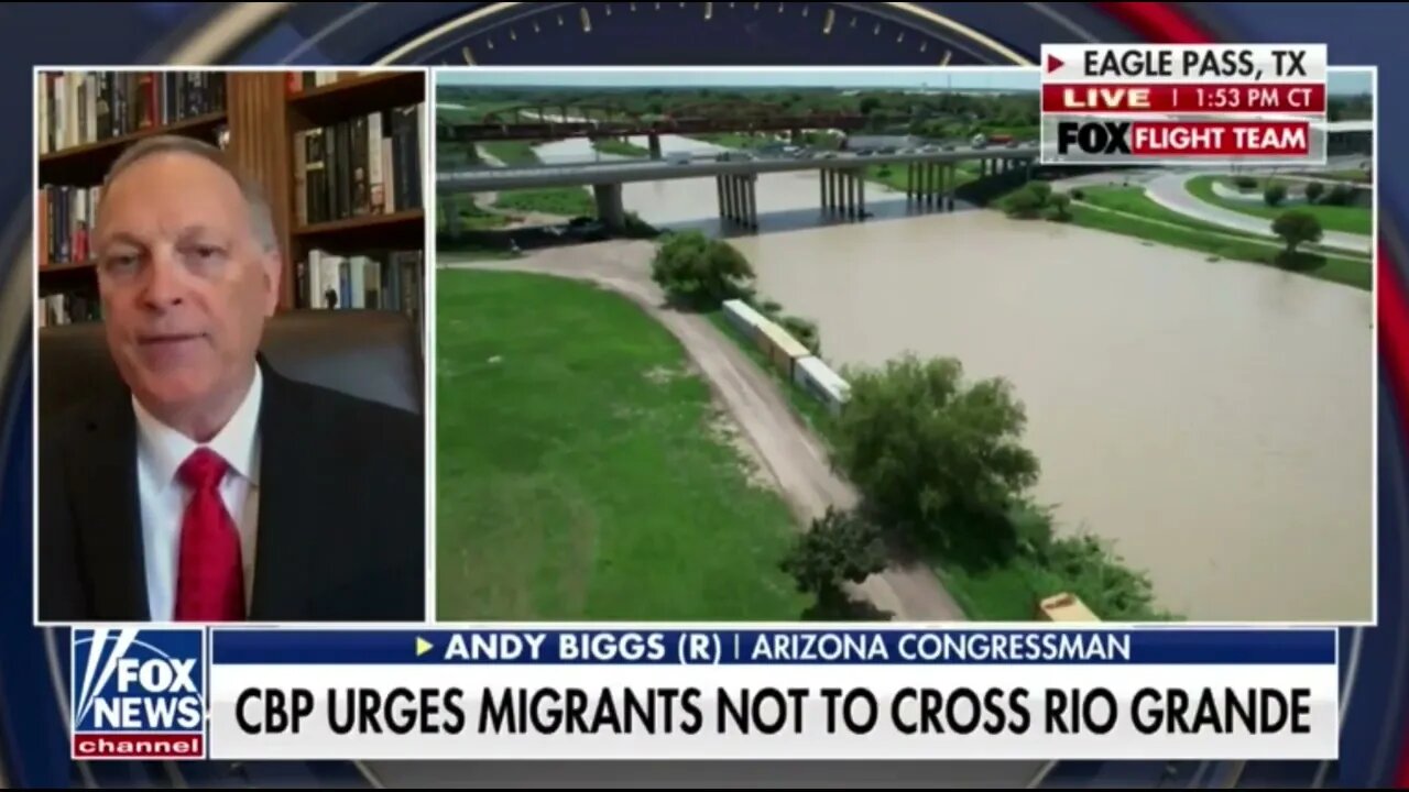 Andy Biggs says that the situation at the southern border is probably as bad if not worse than it's