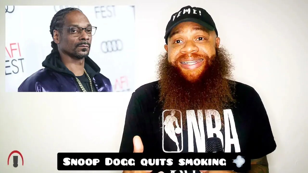 Snoop Dogg quits smoking