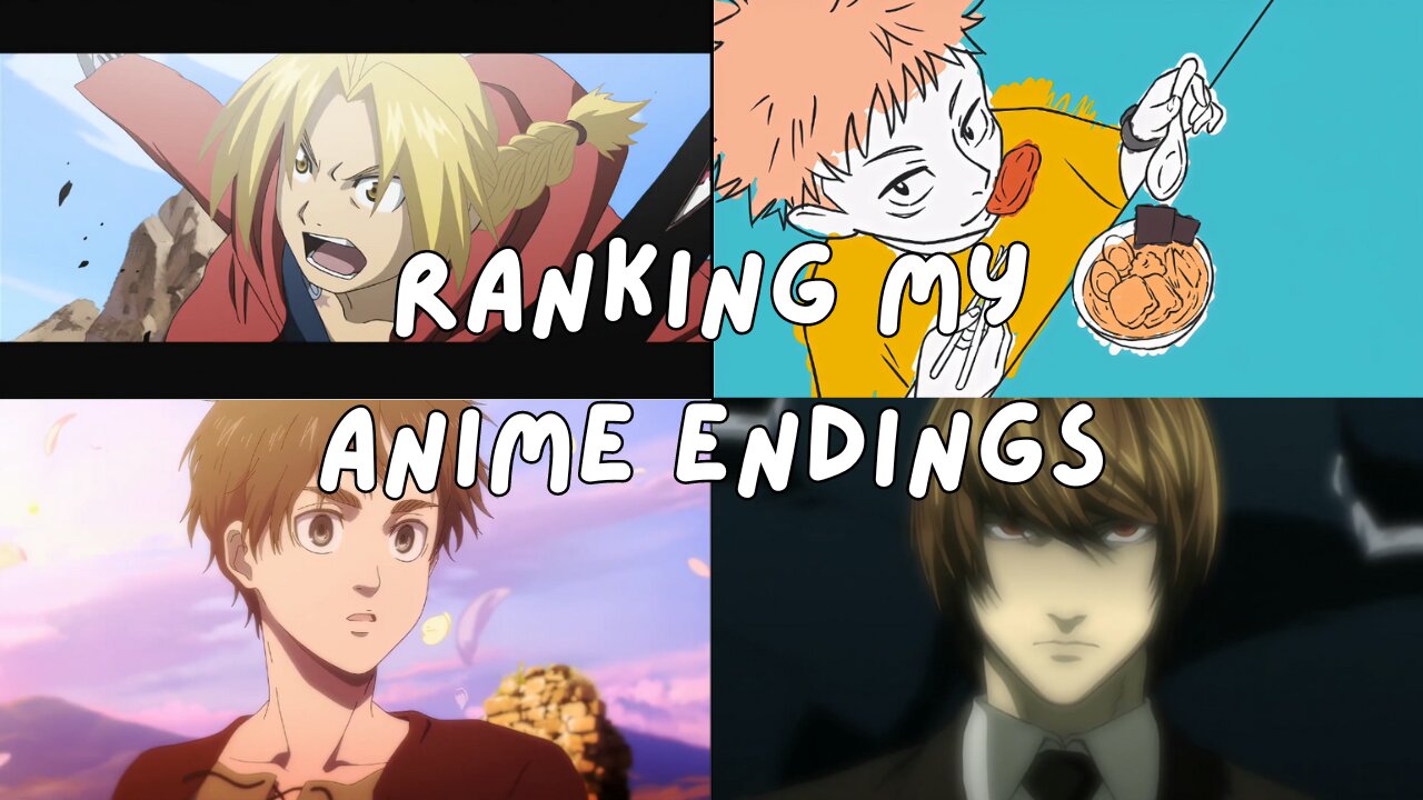 Ranking all 136 of my Anime Endings (YouTube version)