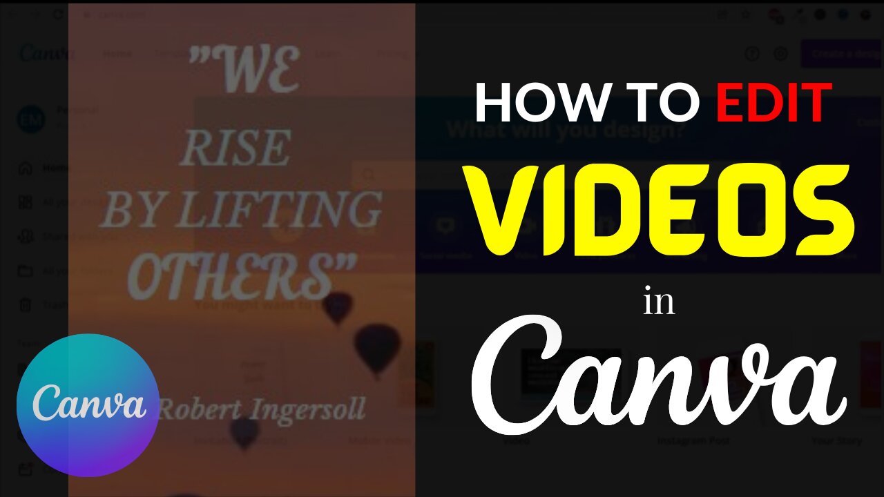 How To Edit Videos In Canva - Tutorial for Beginners