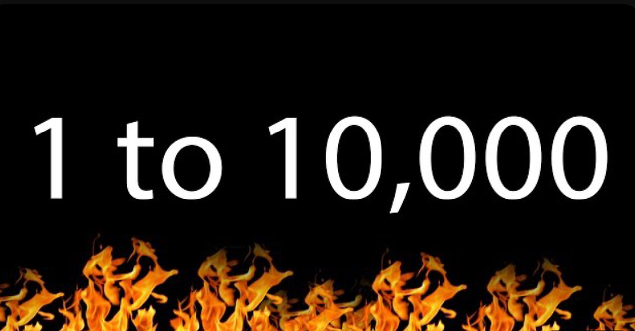 Counting to 10,000 in one sitting