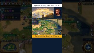 #oneturnadaychallenge #civ6 – Turn 109 - BUILDER BONANZA #shorts