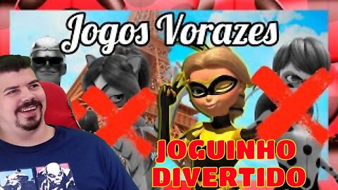 REACT JOGOS VORAZES Miraculous Ladybug (feat. @Hora do Desenho ) - MELHOR DO MUNDO