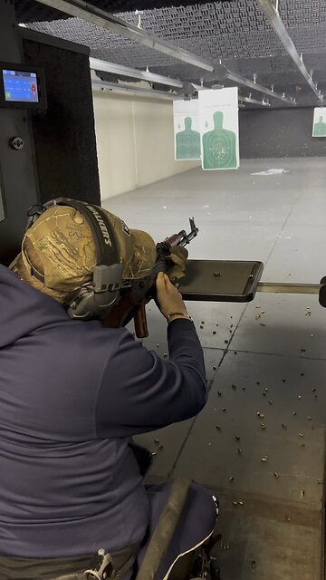 Some Full Auto Fun with a Romanian AKM