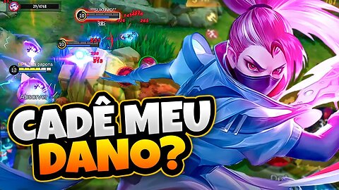 ELA É A QUERIDINHA DA GALERA, MAS CADÊ O DANO? | MOBILE LEGENDS