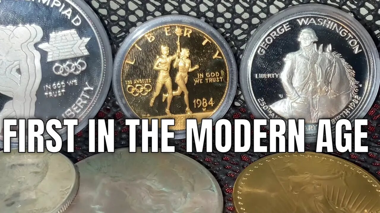 The First U.S. Gold & Silver Coins Produced In The Modern Age