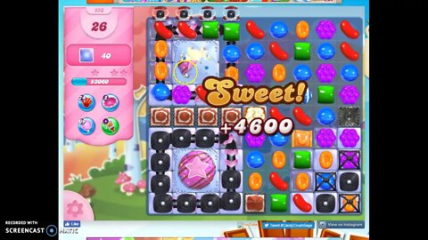 Candy Crush Level 950 Audio Talkthrough, 3 Stars 0 Boosters